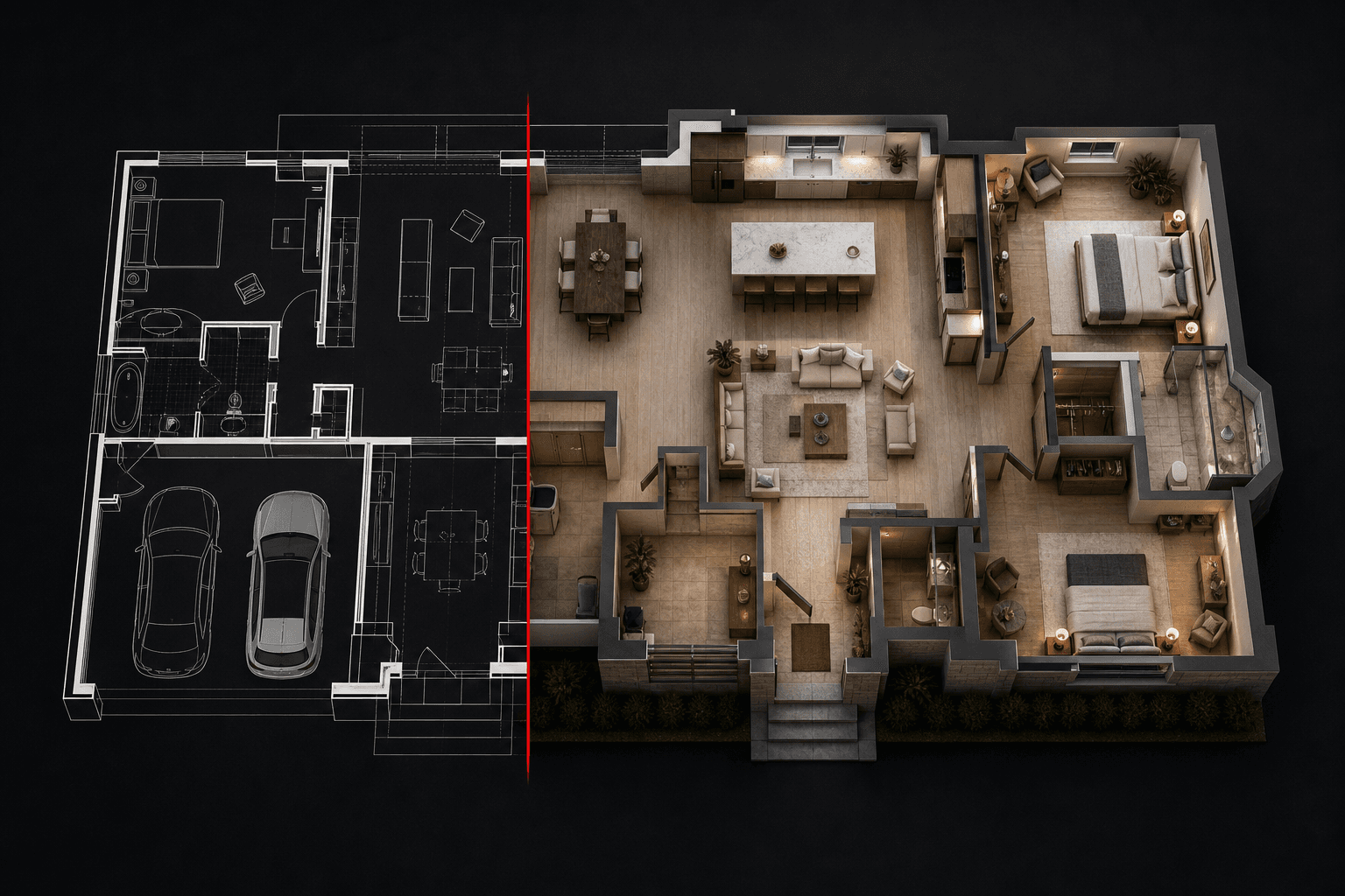 Floor Plan to Render: Turning 2D Plans into Visuals Clients Understand